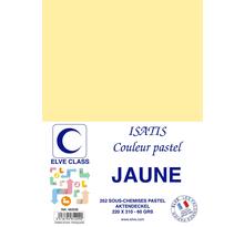 Pqt de 252 Sous-chemises 60 g 220 x 310 mm ISATIS Coloris Pastel Jaune ELVE