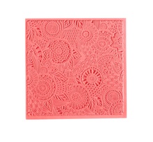 DIY - Loisirs Créatifs Modelage - Tapis de Texture Souple - Fleurs
