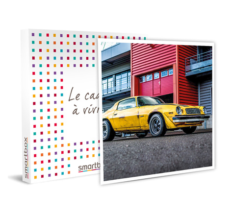 SMARTBOX - Coffret Cadeau - Pilotage d'une Chevrolet Camaro Bumblebee et d'une Mustang Barricade Transformers