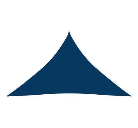 Vidaxl voile de parasol tissu oxford triangulaire 3 5x3 5x4 9 m bleu