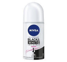 Nivea Anti-Transpirant Black & White Invisible Original 48h Protection 50ml (lot de 4)
