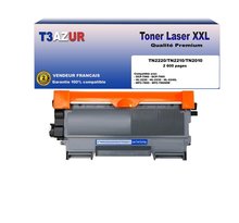 Toner  compatible avec  Brother TN2220  TN2010 pour Brother Fax 2840  Fax 2845  Fax 2940 - 2600 pages - T3AZUR