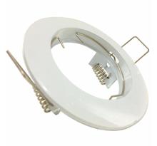 Support spot gu10 led rond blanc - blanc - silamp