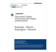 Document unique d'évaluation des risques professionnels métier (pré-rempli) : boulanger - pâtissier - version 2023 uttscheid