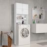 Vidaxl meuble de machine à laver blanc 64x25 5x190cm bois d'ingénierie