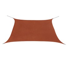 vidaXL Voile de parasol tissu oxford carré 2x2 m terre cuite