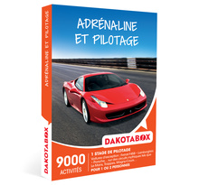 DAKOTABOX - Coffret Cadeau - Adrénaline
et pilotage - 9000 sessions de conduite sur circuit en Ferrari, Lamborghini ou encore Porsche