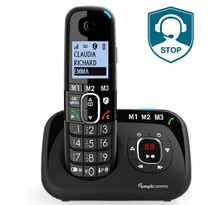 Téléphone sans fil senior avec répondeur Amplicomms Bigtel 1580