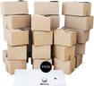 Kit de déménagement 5 en 1 - lot de 25 cartons renforcés + papier bulle + adhésif  + marqueur