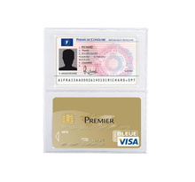 Etui de Protection 2 Volets Pour Carte Crédit, Carte Permis De Conduire ...
