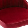 Vidaxl chaises de salle à manger 6 pièces rouge bordeaux velours
