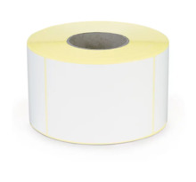 Étiquette papier blanc mat pour imprimante jet d'encre couleur 105 x 148 mm diamètre 76 mm (colis de 450)