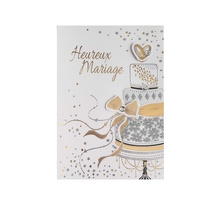 Carte de voeux - mariage - heureux mariage