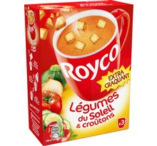 Royco Soupe déshydratée légumes du soleil et croûtons