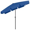 vidaXL Parasol de plage bleu azur 200x125 cm