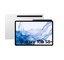 Tablette tactile - SAMSUNG Galaxy Tab S8+ - 12.4 - RAM 8Go - Stockage 128Go - Argent - WiFi - S Pen inclus