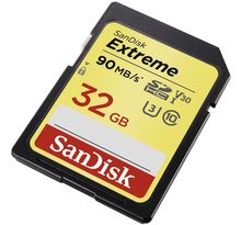 Carte mémoire Secure Digital (SD) Sandisk Extreme 32Go Classe 10