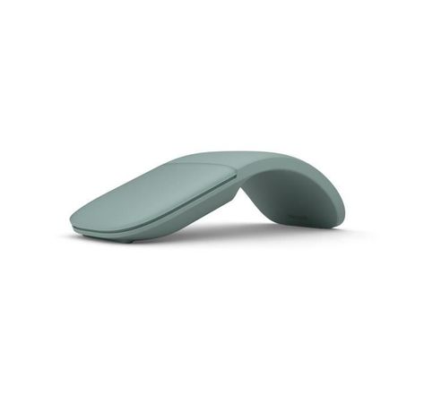 MICROSOFT Arc Mouse - Souris optique - 2 boutons - Sans fil - Bluetooth 5.0 LE - Vert Gris