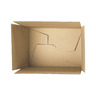 Caisse carton à hauteur variable et montage instantané simple cannelure RAJA 43x30,5x18/25 cm (colis de 25)
