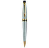 Waterman  expert stylo bille,  acier inoxydable, recharge bleue pointe moyenne, coffret cadeau