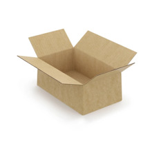 Caisse carton brune simple cannelure à montage instantané RAJA 20x15x10 cm (colis de 20)