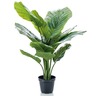 Emerald plante artificielle calathea orbifolia en pot 60 cm