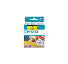 DYMO LabelManager cassette ruban D1 6mm x 7m Noir/Jaune (compatible avec les LabelManager et les LabelWriter Duo)