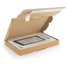 Boîte postale extra-plate carton brune avec fermeture adhésive 25x16x2,5 cm (colis de 50)