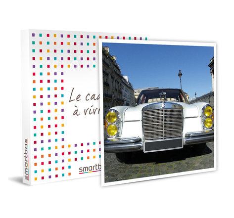 SMARTBOX - Coffret Cadeau - Visite guidée de Paris en famille en Mercedes 280 SE avec repas au restaurant -