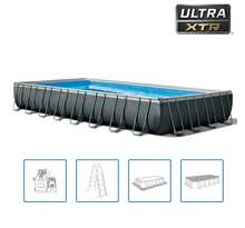 Intex Ensemble de piscine Ultra XTR Frame Rectangulaire 975x488x132 cm