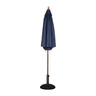 Parasol de terrasse professionnel de 2 5 m bleu marine à poulie - bolero - polyester x2370mm