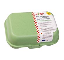 Boîte 6 oeufs bioplastique vert
