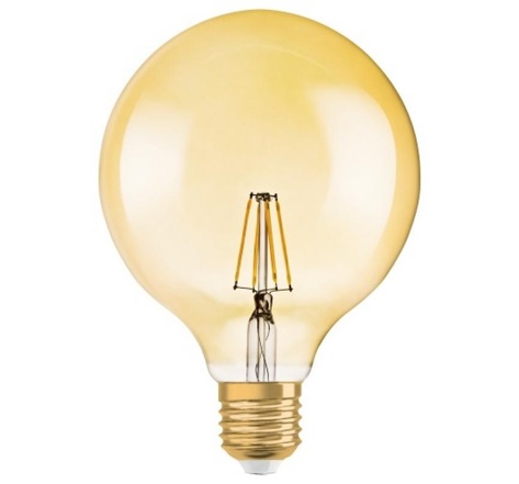 Lampe LED globe vintage 1906 7 5W E27 2400°K gradable