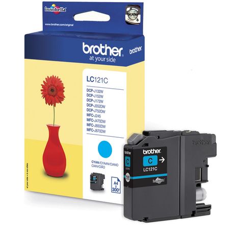 Cartouche d'encre brother lc121c (cyan)