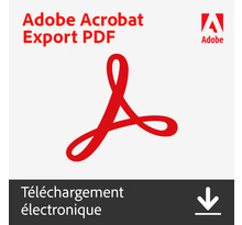Adobe acrobat export pdf - abonnement 1 an - 1 utilisateur - a télécharger