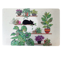 Set de table bug art chat et plantes par kiub