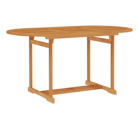 Vidaxl table de jardin 150x90x75 cm bois de teck massif