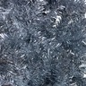 Vidaxl arbre de noël mince avec led et boules argenté 210 cm