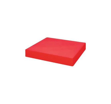 Bloc de découpe rouge 500x500x100mm - l2g -  - polyéthylène500 500x100mm