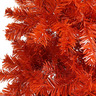 Vidaxl arbre de noël mince avec led et boules rouge 180 cm