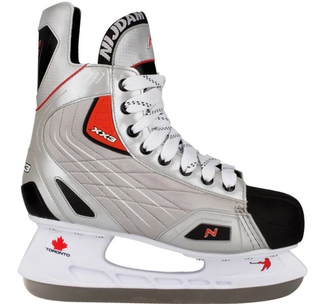 Nijdam patins de hockey sur glace polyester pointure 40 3385-zzr-40