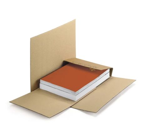 Carton d'emballage à plier 43 x 31 cm - Simple cannelure