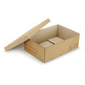 Caisse carton brune simple cannelure raja 27x13x14 5 cm (lot de 25)