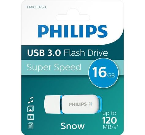 PHILIPS - Clé USB - Snow - 16 Go - USB 3.0