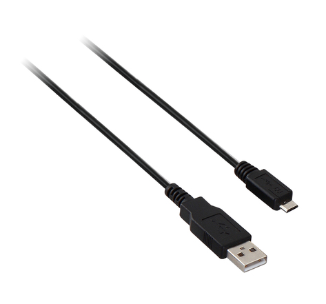 V7 câble usb 2.0 a mâle vers micro usb mâle  noir 1m 3.3ft