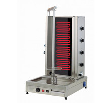 Machine à kebab electrique 4 radians indépendants - l2g -  - inox530 650x1070mm