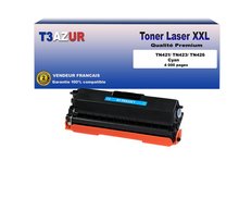 Toner compatible avec Brother TN421  TN423  TN426  Cyan - 4 000 pages - T3AZUR