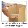Caisse carton brune simple cannelure variabox qualité eco 30x25x22 5/32 5 cm (lot de 20)