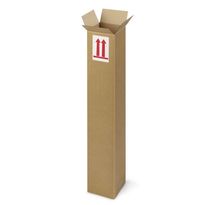 Carton d'emballage allongé 50 x 10 x 10 cm - simple cannelure