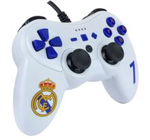 Manette filaire blanche Real Madrid pour Switch